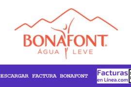 descargar factura bonafont