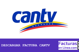 Descargar factura CANTV