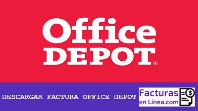 descargar factura office depot